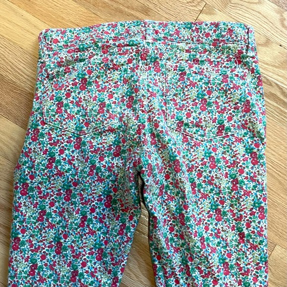 J Crew Multicolored Floral Toothpick Skinny Ankle Jeans 26 - Picture 6 of 6